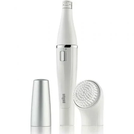 Braun FaceSpa Face 810 Depiladora Facial con Cepillo de Limpieza, Blanco